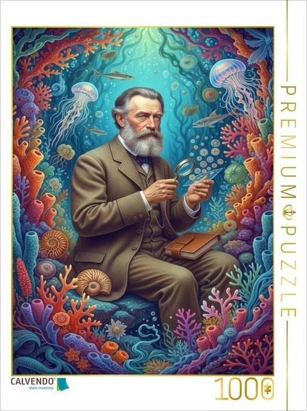CALVENDO Puzzle Ernst Haeckel (1834-1919) | 1000 Teile Lege-Größe 64 × 48 cm Foto-Puzzle für glückliche Stunden