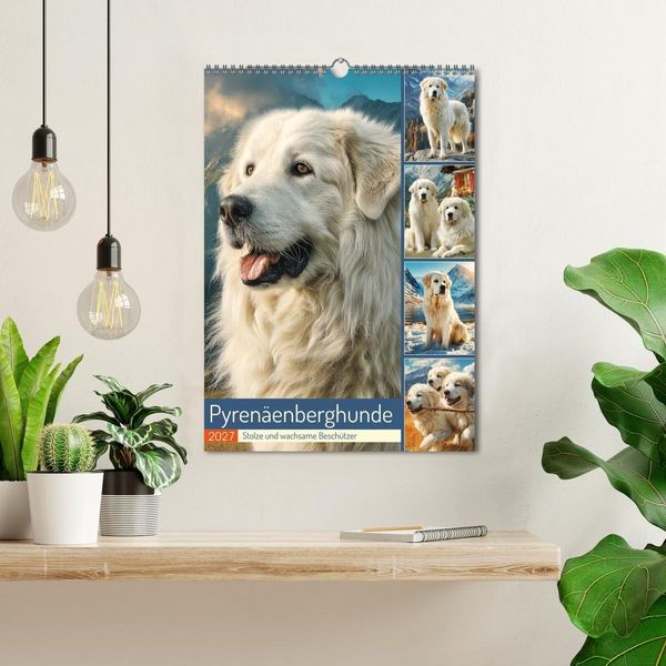 Produktbild: Pyren&auml;enberghunde. Stolze und wachsame Besch&uuml;tzer (Wandkalender 2027 DIN A3 hoch), CALVENDO Monatskalender