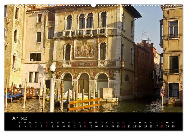 Produktbild: Venedig 2026 (Wandkalender 2026 DIN A2 quer), CALVENDO Monatskalender