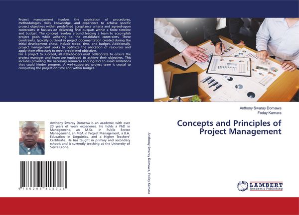 Produktbild: Concepts and Principles of Project Management