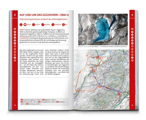 Produktbild: KOMPASS Wanderf&uuml;hrer Wallis, 80 Touren