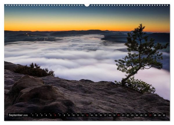 Produktbild: Bilder aus dem Nationalpark S&auml;chsische Schweiz (Wandkalender 2026 DIN A2 quer), CALVENDO Monatskalender