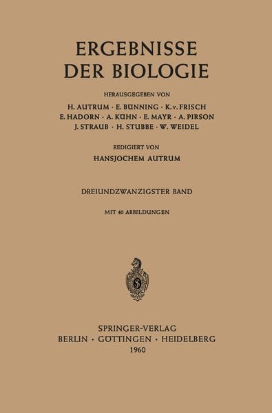 Produktbild: Ergebnisse der Biologie