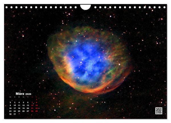 Produktbild: Neue Astrofotos von Stefan Ziegenbalg (Wandkalender 2026 DIN A4 quer), CALVENDO Monatskalender