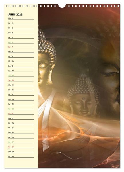 Produktbild: Buddha (Wandkalender 2026 DIN A3 hoch), CALVENDO Monatskalender