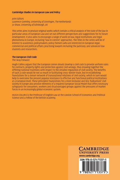 Produktbild: The European Civil Code