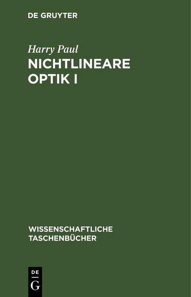 Produktbild: Nichtlineare Optik I