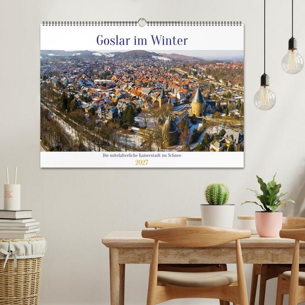 Produktbild: Goslar im Winter (Wandkalender 2027 DIN A2 quer), CALVENDO Monatskalender