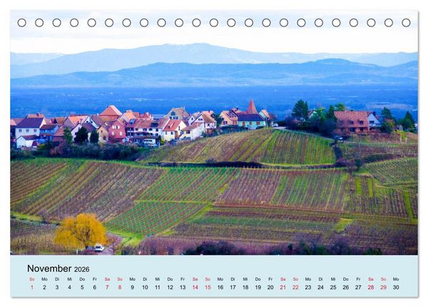 Produktbild: Elsass- und Vogesentr&auml;ume (Tischkalender 2026 DIN A5 quer), CALVENDO Monatskalender