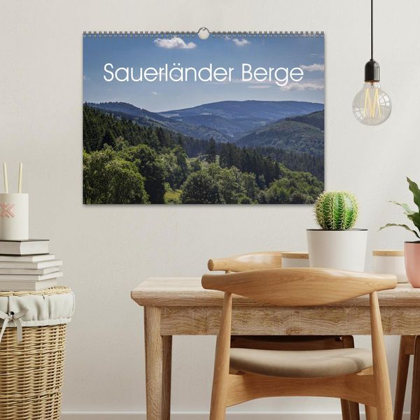 Produktbild: Sauerl&auml;nder Berge (Wandkalender 2026 DIN A3 quer), CALVENDO Monatskalender