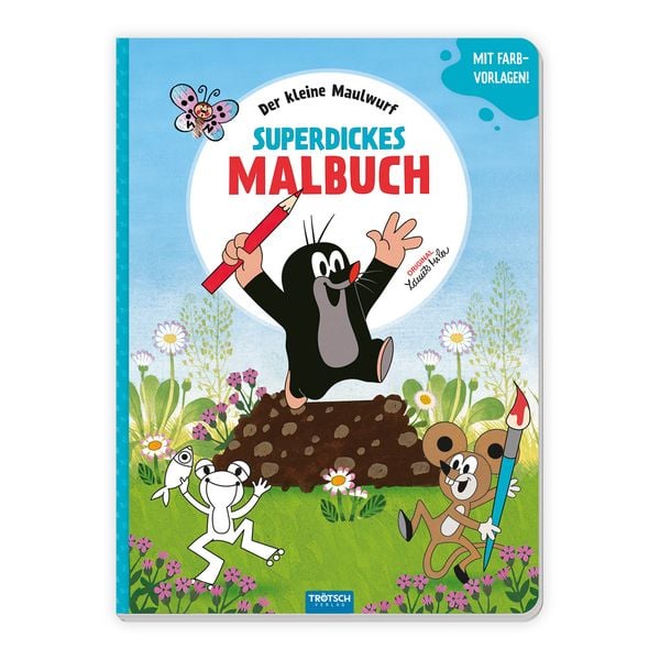Produktbild: Tr&ouml;tsch Der kleine Maulwurf Superdickes Malbuch Ausmalbuch
