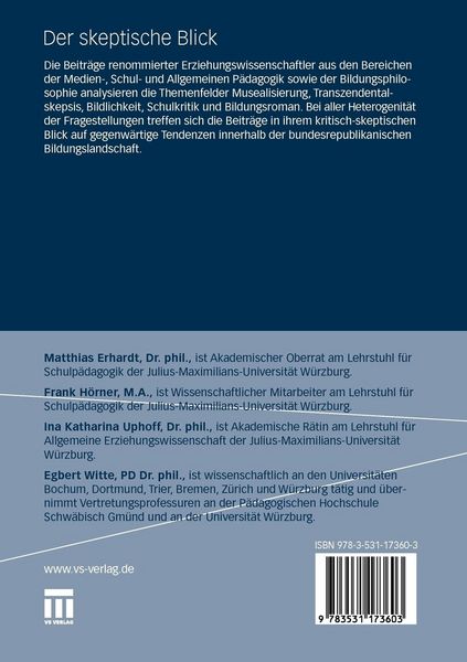 Produktbild: Der skeptische Blick