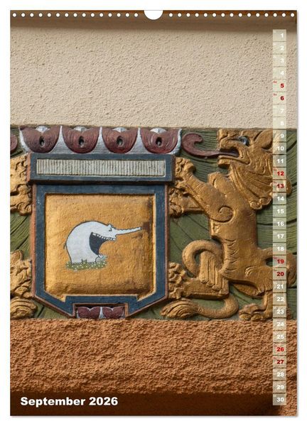 Produktbild: Fassadenk&uuml;nste (Wandkalender 2026 DIN A3 hoch), CALVENDO Monatskalender