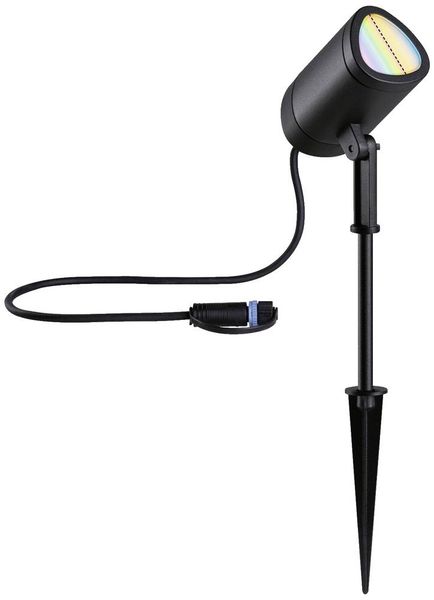 Produktbild: Paulmann 94849 Beleuchtungssystem Plug & Shine LED-Gartenstrahler LED 6.5W RGBW Anthrazit