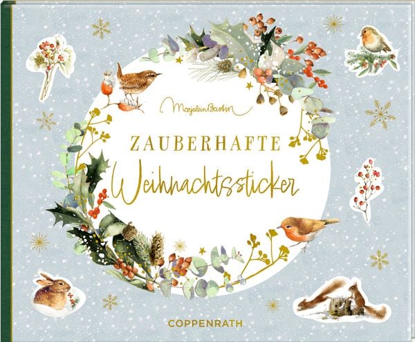 Produktbild: Stickerbuch: Zauberhafte Weihnachtssticker - M. Bastin