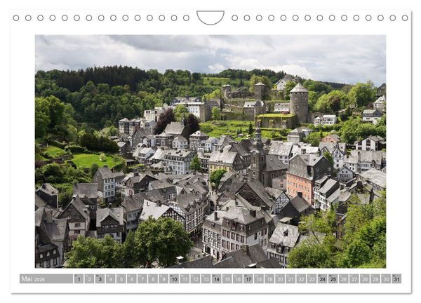 Produktbild: Monschau - Flanieren durch die historische Altstadt (Wandkalender 2026 DIN A4 quer), CALVENDO Monatskalender