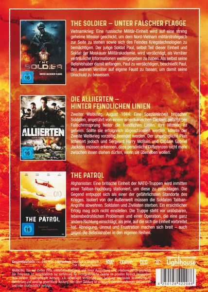 Produktbild: Kommando-Box - 3 Kriegsfilme im Sammelschuber [3 DVDs]