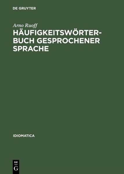 Produktbild: H&auml;ufigkeitsw&ouml;rterbuch gesprochener Sprache