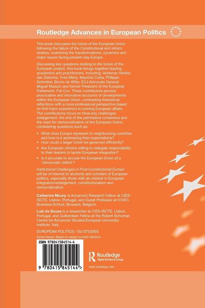 Produktbild: Institutional Challenges in Post-Constitutional Europe