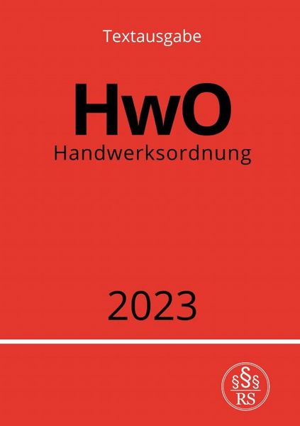 Produktbild: Handwerksordnung - HwO 2023