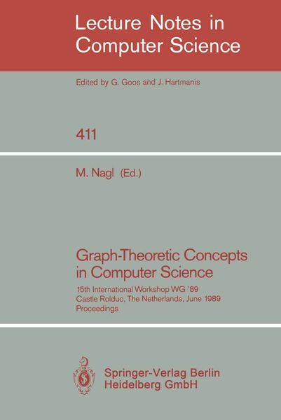 Produktbild: Graph-Theoretic Concepts in Computer Science