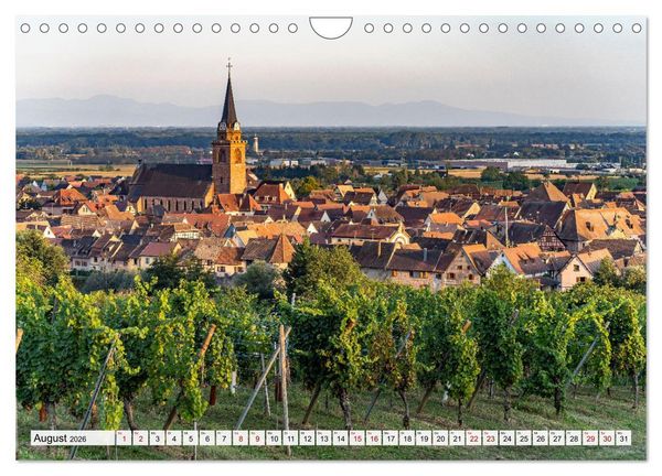 Produktbild: Die Els&auml;sser Weinstra&szlig;e (Wandkalender 2026 DIN A4 quer), CALVENDO Monatskalender