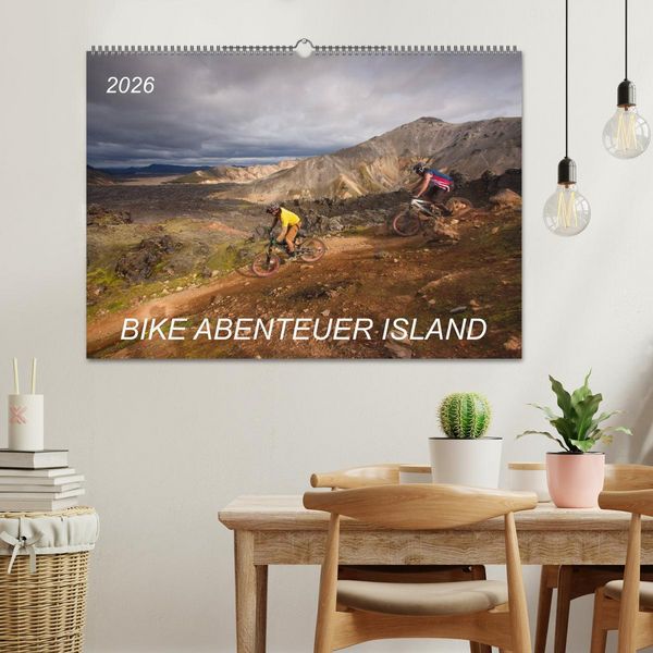 Produktbild: Bike Abenteuer Island (Wandkalender 2026 DIN A2 quer), CALVENDO Monatskalender