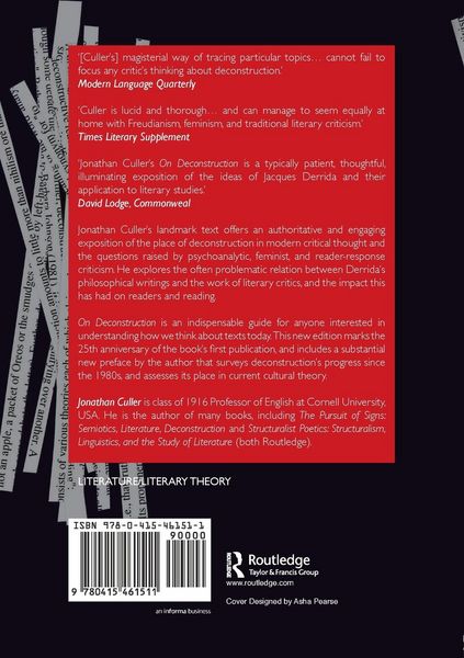Produktbild: On Deconstruction