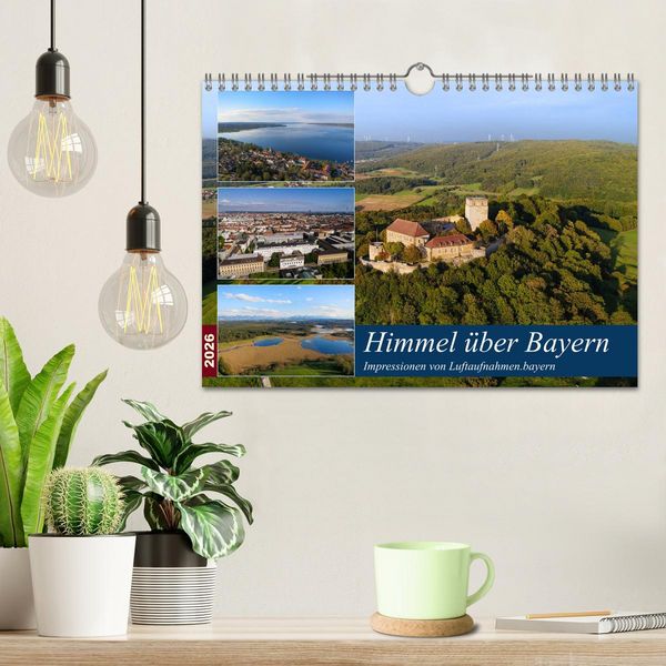 Produktbild: Himmel &uuml;ber Bayern (Wandkalender 2026 DIN A4 quer), CALVENDO Monatskalender