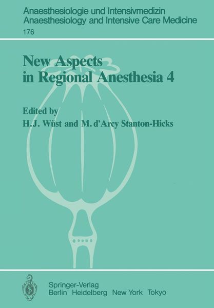 Produktbild: New Aspects in Regional Anesthesia 4