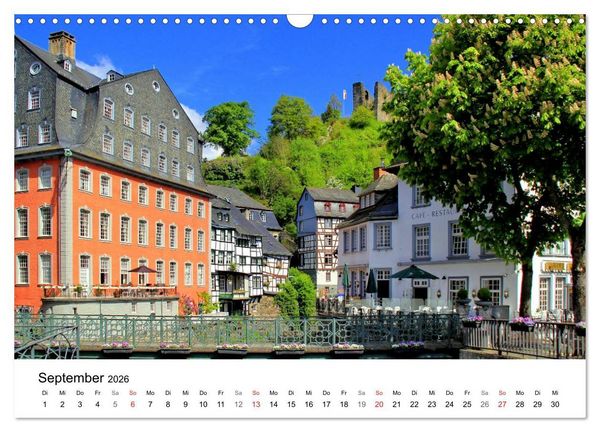 Produktbild: Die sch&ouml;nsten Orte der Eifel (Wandkalender 2026 DIN A3 quer), CALVENDO Monatskalender