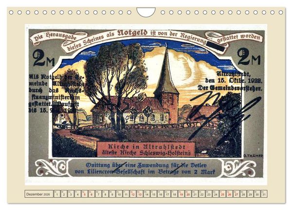 Produktbild: Gru&szlig; aus Alt-Rahlstedt (Wandkalender 2026 DIN A4 quer), CALVENDO Monatskalender