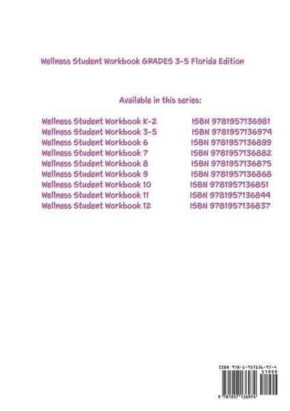 Produktbild: Wellness Student Workbook (Florida Edition) Grades 3-5