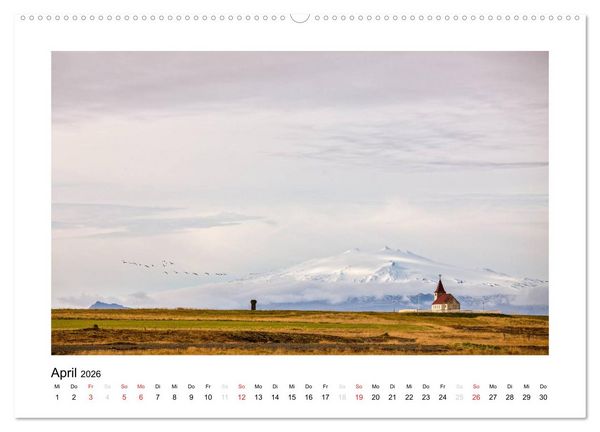 Produktbild: Magisches Island (Wandkalender 2026 DIN A2 quer), CALVENDO Monatskalender