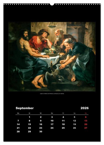 Produktbild: Peter Paul Rubens - Rubens (hochwertiger Premium Wandkalender 2026 DIN A2 hoch), Kunstdruck in Hochglanz