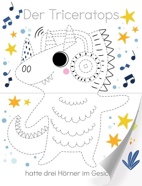 Produktbild: Das Mix & Malbuch Dinosaurier