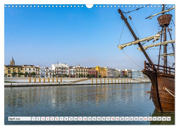 Produktbild: Andalusien - Sevilla (Wandkalender 2026 DIN A3 quer), CALVENDO Monatskalender