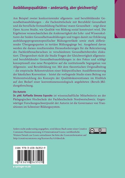 Produktbild: Ausbildungsqualit&auml;ten &ndash; andersartig, aber gleichwertig?