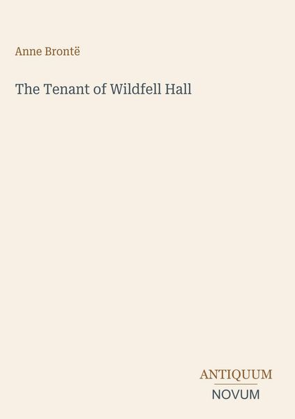 Produktbild: The Tenant of Wildfell Hall