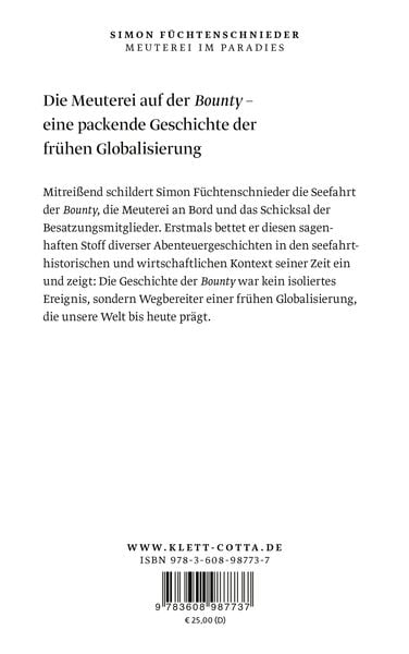 Produktbild: Meuterei im Paradies
