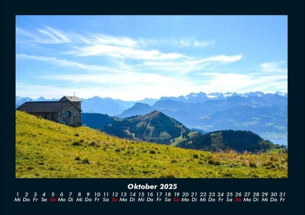 Produktbild: Bergige Welten 2025 Fotokalender DIN A4