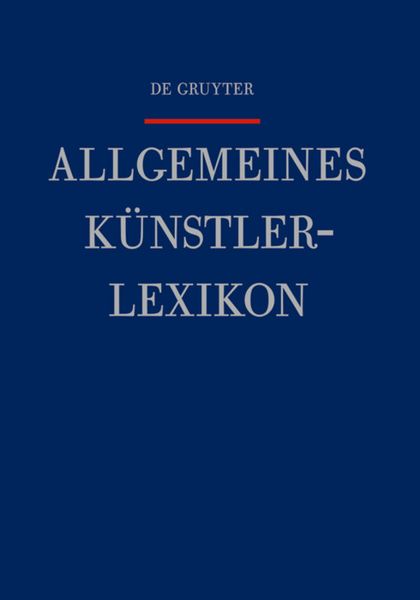 Produktbild: Allgemeines K&uuml;nstlerlexikon (AKL) / Lunt - Mandelsloh