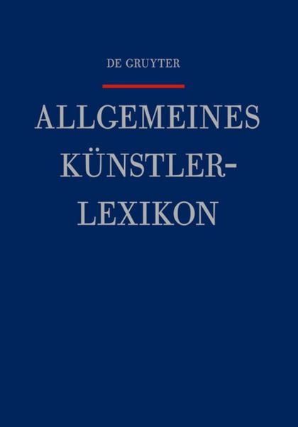 Produktbild: Allgemeines K&uuml;nstlerlexikon (AKL) / Minh Cao - Morrillo