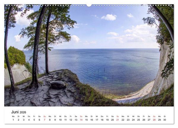 Produktbild: Der Hochuferweg im Jasmund Nationalpark (Wandkalender 2026 DIN A2 quer), CALVENDO Monatskalender