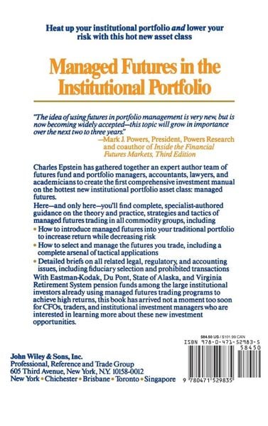 Produktbild: Managed Futures in the Institutional Portfolio