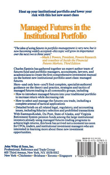 Produktbild: Managed Futures in the Institutional Portfolio
