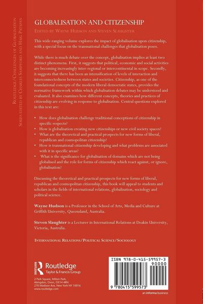 Produktbild: Globalisation and Citizenship