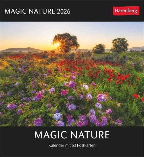 Produktbild: Magic Nature Postkartenkalender Kalender 2026 - Kalender mit 53 Postkarten