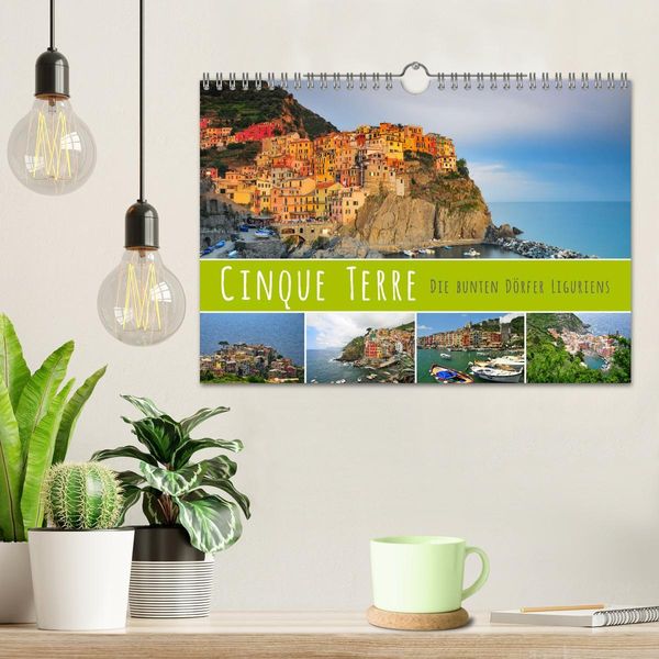 Produktbild: Cinque Terre - die bunten D&ouml;rfer Liguriens (Wandkalender 2026 DIN A4 quer), CALVENDO Monatskalender