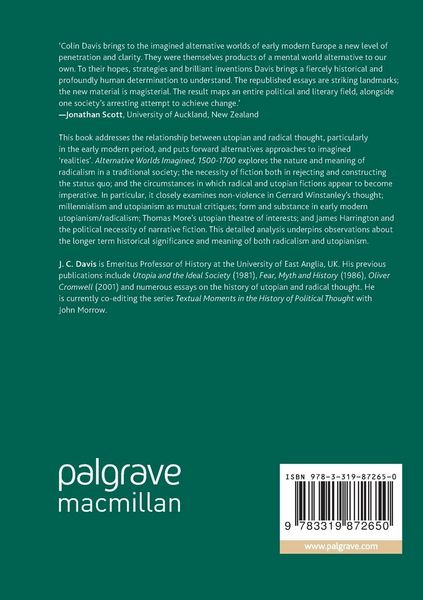 Produktbild: Alternative Worlds Imagined, 1500-1700
